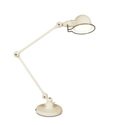 PIB Lampes à Poser Lampe De Bureau En Métal Blanc