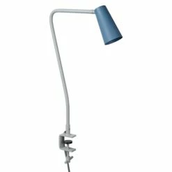 Lucide Lampes à Poser Lampe De Bureau En Métal Bleu -Éclairage Soldes 2024 lampe de bureau en metal bleu 4