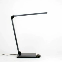 Keria Lampes à Poser Lampe De Bureau En Métal Gris -Éclairage Soldes 2024 lampe de bureau en metal gris 3