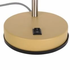 Leitmotiv Lampes à Poser Lampe De Bureau En Métal New Study Jaune Moutarde -Éclairage Soldes 2024 lampe de bureau en metal new study jaune moutarde 4