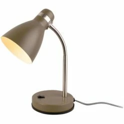 Leitmotiv Lampes à Poser Lampe De Bureau En Métal New Study Vert Mousse -Éclairage Soldes 2024 lampe de bureau en metal new study vert mousse 2