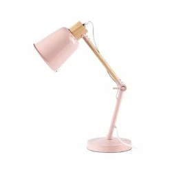 Maisons Du Monde Lampes De Chevet Enfant Lampe De Bureau En Métal Rose Pastel