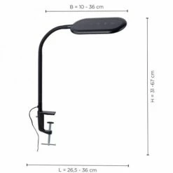 Keria Lampes à Poser Lampe De Bureau En Plastique_synthetic Noir -Éclairage Soldes 2024 lampe de bureau en plastique synthetic noir 2