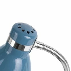 Present Time Lampes à Poser Lampe De Bureau Study En Métal Bleu H34cm -Éclairage Soldes 2024 lampe de bureau study en metal bleu h34cm 3