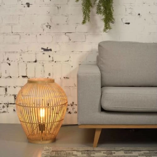 Good & Mojo Lampes à Poser Lampe De Sol Bambou H50cm 4 Good & Mojo Lampes à Poser Lampe De Sol Bambou H50cm – Image 2