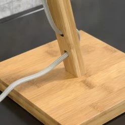 Good & Mojo Lampes à Poser Lampe De Table Bambou/lin H46cm 13 Good & Mojo Lampes à Poser Lampe De Table Bambou/lin H46cm -Éclairage Soldes 2024 lampe de table bambou lin h46cm 11