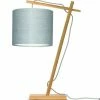 Good & Mojo Lampes à Poser Lampe De Table Bambou/lin H46cm -Éclairage Soldes 2024 lampe de table bambou lin h46cm 12