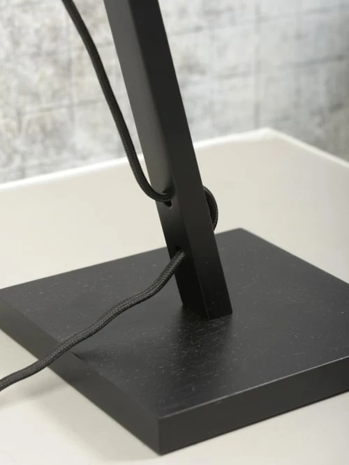 Good & Mojo Lampes à Poser Lampe De Table Bambou Noir/lin H46cm 8 Good & Mojo Lampes à Poser Lampe De Table Bambou Noir/lin H46cm – Image 6