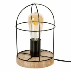 Britop Lighting Lampes à Poser Lampe De Table En Bois -Éclairage Soldes 2024 lampe de table en bois 4