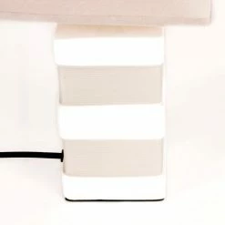 Keria Lampes à Poser Lampe De Table En Ceramic Blanc -Éclairage Soldes 2024 lampe de table en ceramic blanc 5