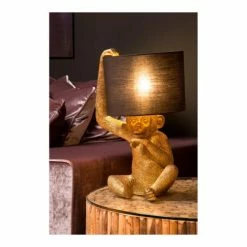 Lampea Lampes à Poser Lampe De Table En Matière Plastique Noir 45 Cm -Éclairage Soldes 2024 lampe de table en matiere plastique noir 45 cm 1