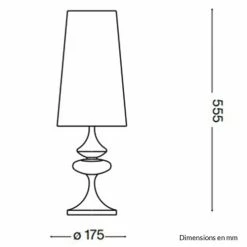 Keria Lampes à Poser Lampe De Table En Métal Argente -Éclairage Soldes 2024 lampe de table en metal argente 2