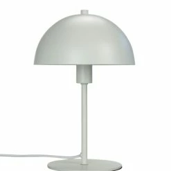 Dyberg Larsen Lampes à Poser Lampe De Table En Métal Blanc Mat, H 30 Cm D 20 Cm
