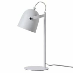 Dyberg Larsen Lampes à Poser Lampe De Table En Métal Blanc Mat, H 37 Cm D 11 Cm -Éclairage Soldes 2024 lampe de table en metal blanc mat h 37 cm d 11 cm 3