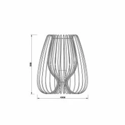 Keria Lampes à Poser Lampe De Table En Métal Noir -Éclairage Soldes 2024 lampe de table en metal noir 37