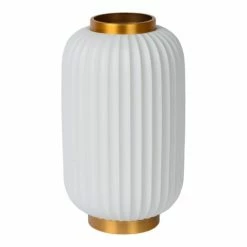 Lampea Lampes à Poser Lampe De Table En Porcelaine Blanc 33,7 Cm -Éclairage Soldes 2024 lampe de table en porcelaine blanc 33 7 cm 2
