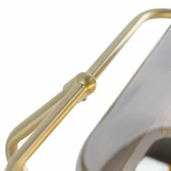 QAZQA Lampes à Poser Lampe De Table En Verre Doré/laiton -Éclairage Soldes 2024 lampe de table en verre dore laiton 1