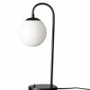 Dyberg Larsen Lampes à Poser Lampe De Table En Verre Et Métal Noir Mat, H 46 Cm D 15 Cm -Éclairage Soldes 2024 lampe de table en verre et metal noir mat h 46 cm d 15 cm