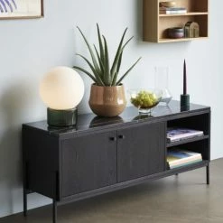 Hubsch Lampes à Poser Lampe De Table En Verre Vert -Éclairage Soldes 2024 lampe de table en verre vert 4