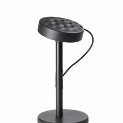 Belux Lampes à Poser Lampe De Table Faisceau Réglable Noire