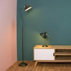 Present Time Lampes à Poser Lampe De Table Hood Métal Noir -Éclairage Soldes 2024 lampe de table hood metal noir 2