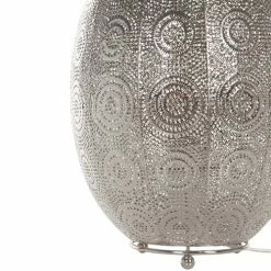 Beliani Lampes à Poser Lampe De Table Métallique -Éclairage Soldes 2024 lampe de table metallique 2