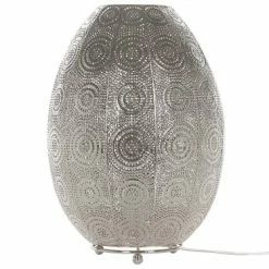 Beliani Lampes à Poser Lampe De Table Métallique