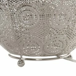 Beliani Lampes à Poser Lampe De Table Métallique -Éclairage Soldes 2024 lampe de table metallique 4