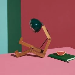 Lampes à Poser Lampe De Table Mr. Wattson Bois Noir Fashion -Éclairage Soldes 2024 lampe de table mr wattson bois noir fashion 5