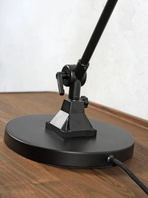 It's About Romi Lampes à Poser Lampe De Table Noire Flexible Et Abat-jour Gris Clair H100cm 6 It's About Romi Lampes à Poser Lampe De Table Noire Flexible Et Abat-jour Gris Clair H100cm – Image 4