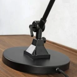 It's About Romi Lampes à Poser Lampe De Table Noire Flexible Et Abat-jour Gris H100cm -Éclairage Soldes 2024 lampe de table noire flexible et abat jour gris h100cm 3