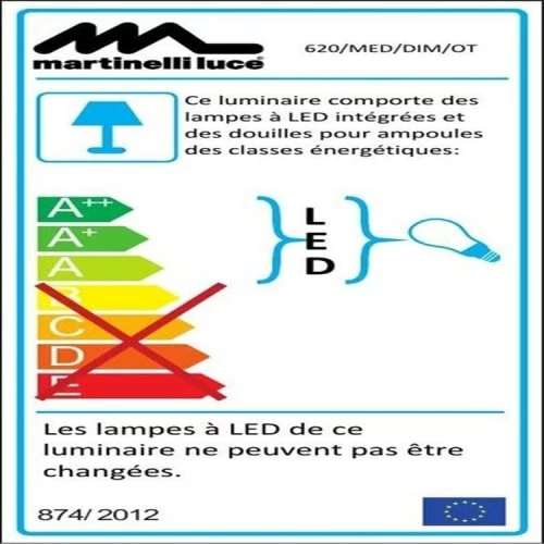 Martinelli Luce Lampes à Poser Lampe Dimmer LED Pied Télescopique Or H50-62cm 6 Martinelli Luce Lampes à Poser Lampe Dimmer LED Pied Télescopique Or H50-62cm – Image 4