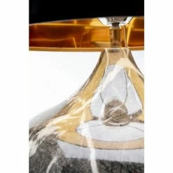 Kare Design Lampes à Poser Lampe Effet Marbre Gris Et Abat-jour Noir -Éclairage Soldes 2024 lampe effet marbre gris et abat jour noir 3
