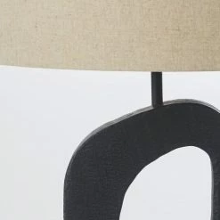 Maisons Du Monde Lampes à Poser Lampe En Acacia Noir Et Abat-jour En Lin Beige -Éclairage Soldes 2024 lampe en acacia noir et abat jour en lin beige 1000 5 3 213695 2