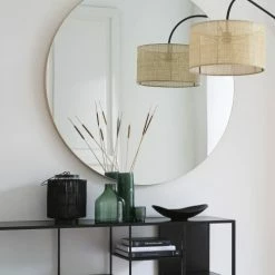 Maisons Du Monde Lampes à Poser Lampe En Acacia Noir Et Abat-jour En Lin Beige -Éclairage Soldes 2024 lampe en acacia noir et abat jour en lin beige 1000 5 3 213695 4
