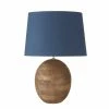 Maisons Du Monde Lampes à Poser Lampe En Bois De Manguier Et Abat-jour En Coton Bleu D43 -Éclairage Soldes 2024 lampe en bois de manguier et abat jour en coton bleu d43 1000 0 18 226338 1