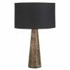 Maisons Du Monde Lampes à Poser Lampe En Bois De Manguier Et Abat-jour En Coton Noir H72 -Éclairage Soldes 2024 lampe en bois de manguier et abat jour en coton noir h72 1000 13 16 226623 1