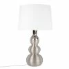 Maisons Du Monde Lampes à Poser Lampe En Céramique Argentée Et Abat-jour écru -Éclairage Soldes 2024 lampe en ceramique argentee et abat jour ecru 1000 10 29 194779 1