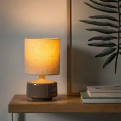 Maisons Du Monde Lampes à Poser Lampe En Céramique Beige Et Abat-jour En Coton écru -Éclairage Soldes 2024 lampe en ceramique beige et abat jour en coton ecru 1000 15 2 225010 3