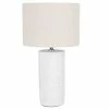 Maisons Du Monde Lampes à Poser Lampe En Céramique Blanche Et Abat-jour En Coton Beige -Éclairage Soldes 2024 lampe en ceramique blanche et abat jour en coton beige 1000 5 28 227414 1