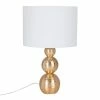 Maisons Du Monde Lampes à Poser Lampe En Céramique Dorée Et Abat-jour En Lin Blanc -Éclairage Soldes 2024 lampe en ceramique doree et abat jour en lin blanc 1000 6 30 227211 1