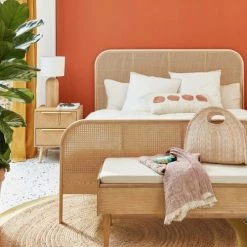 Maisons Du Monde Lampes à Poser Lampe En Chêne Et Abat-jour En Coton Blanc -Éclairage Soldes 2024 lampe en chene et abat jour en coton blanc 1000 16 23 211870 6