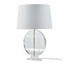 Maisons Du Monde Lampes à Poser Lampe En Cristal, Métal Doré Et Abat-jour Blanc -Éclairage Soldes 2024 lampe en cristal metal dore et abat jour blanc 1000 0 2 210086 1