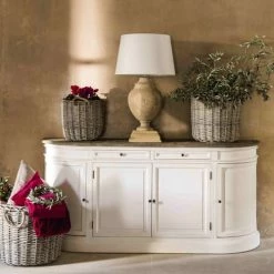 Maisons Du Monde Lampes à Poser Lampe En Manguier Et Abat-jour En Coton Blanc H 90 Cm -Éclairage Soldes 2024 lampe en manguier et abat jour en coton blanc h 90 cm 1000 8 18 146429 9