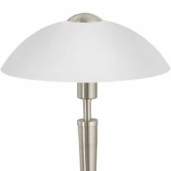 Eglo Lampes à Poser Lampe En Métal Argenté -Éclairage Soldes 2024 lampe en metal argente 4