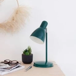 Maisons Du Monde Lampes à Poser Lampe En Métal Bleu Canard -Éclairage Soldes 2024 lampe en metal bleu canard 1000 11 22 229171 3