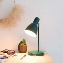 Maisons Du Monde Lampes à Poser Lampe En Métal Bleu Canard -Éclairage Soldes 2024 lampe en metal bleu canard 1000 11 22 229171 4