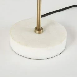 Maisons Du Monde Lampes à Poser Lampe En Métal Doré Et Marbre Blanc -Éclairage Soldes 2024 lampe en metal dore et marbre blanc 1000 2 4 190572 3