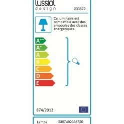 Lussiol Lighting Lampes à Poser Lampe En Métal Noir H.25 Cm -Éclairage Soldes 2024 lampe en metal noir h 25 cm 3