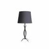 Lussiol Lighting Lampes à Poser Lampe En Métal Noir H.36 Cm -Éclairage Soldes 2024 lampe en metal noir h 36 cm